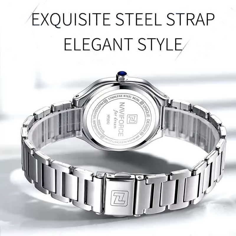 ساعت مچی عقربه ای زنانه نیوی فورس مدل NF5042 S BE S