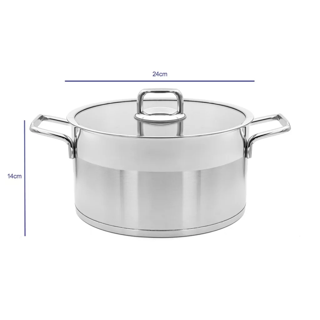 سرویس قابلمه و تابه استیل 8 پارچه مدل UN-9990