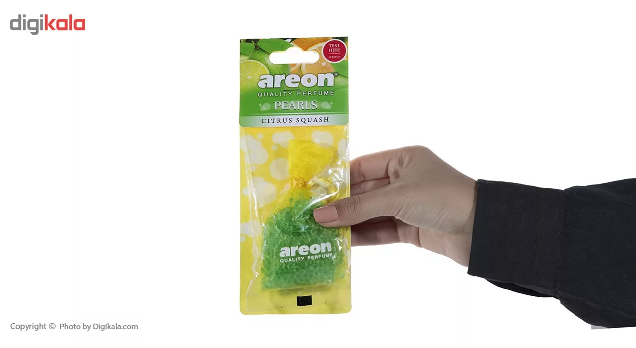 خوشبو کننده ماشین آرئون مدل Pearls Citrus Squash