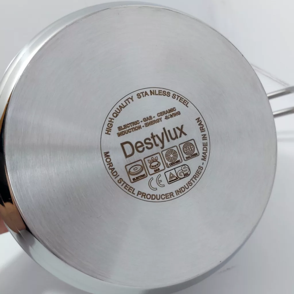 ست کتری و قوری دستیلوکس مدل لوله دار گنجایش کتری 3 لیتر گنجایش قوری 1 لیتر