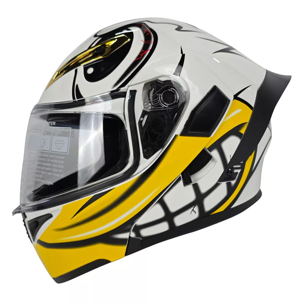 کلاه کاسکت فک متحرک کایک مدل 772 طرح Angry Birds