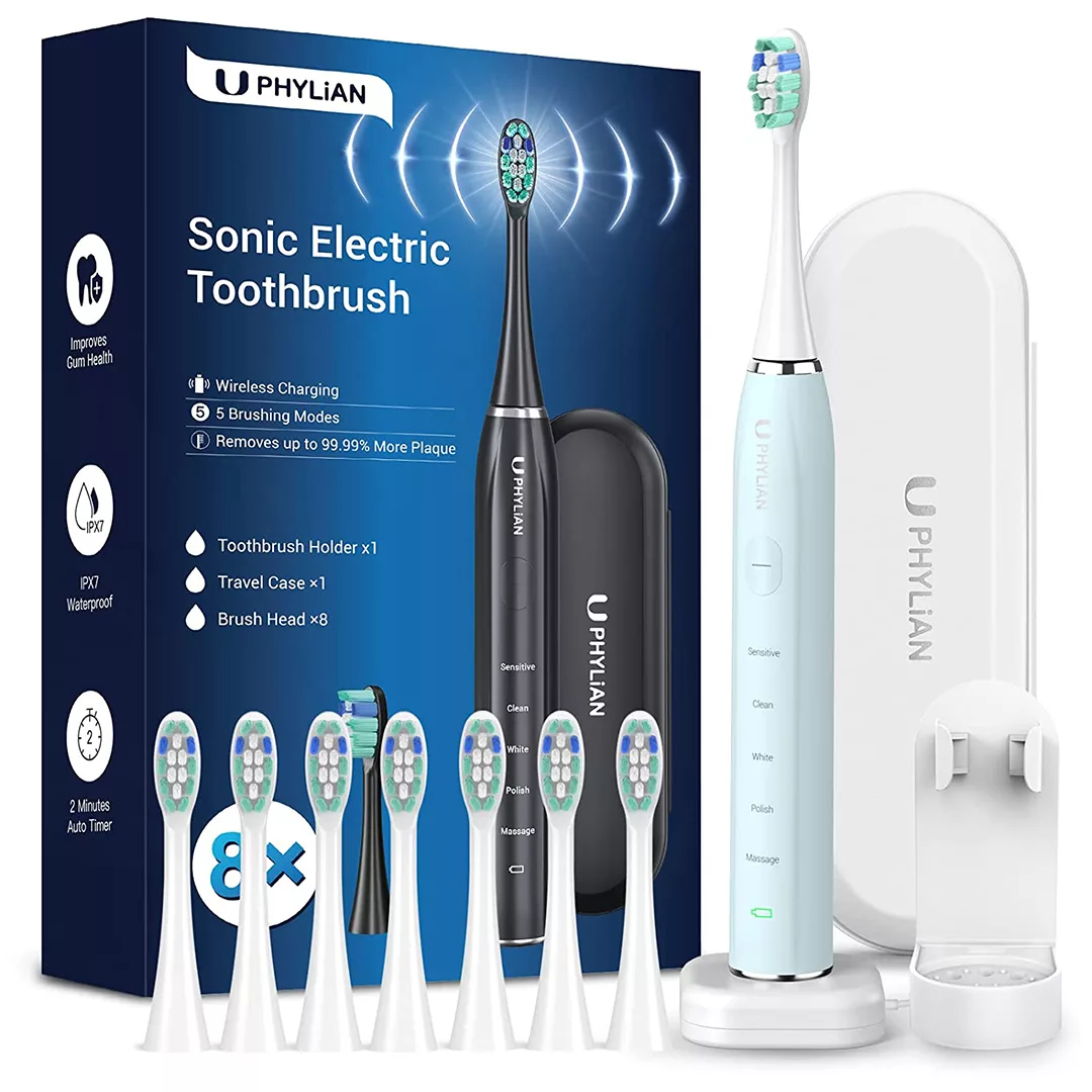 مسواک برقی فیلیان مدل H15 به همراه سری یدک بسته 7 عددی