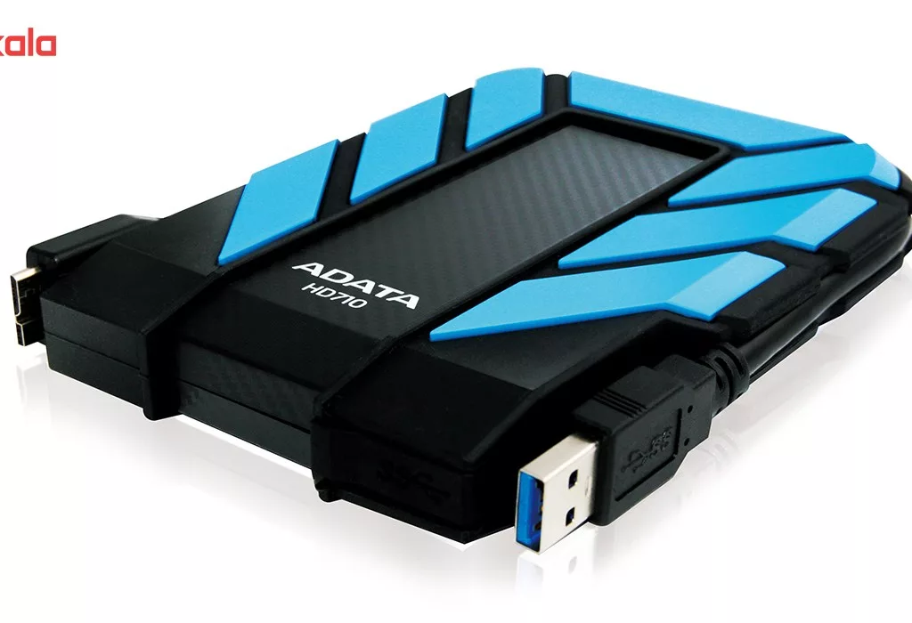 هارد اکسترنال ای دیتا مدل HD710 ظرفیت دو ترابایت دارای رابط USB Type-A 2.0