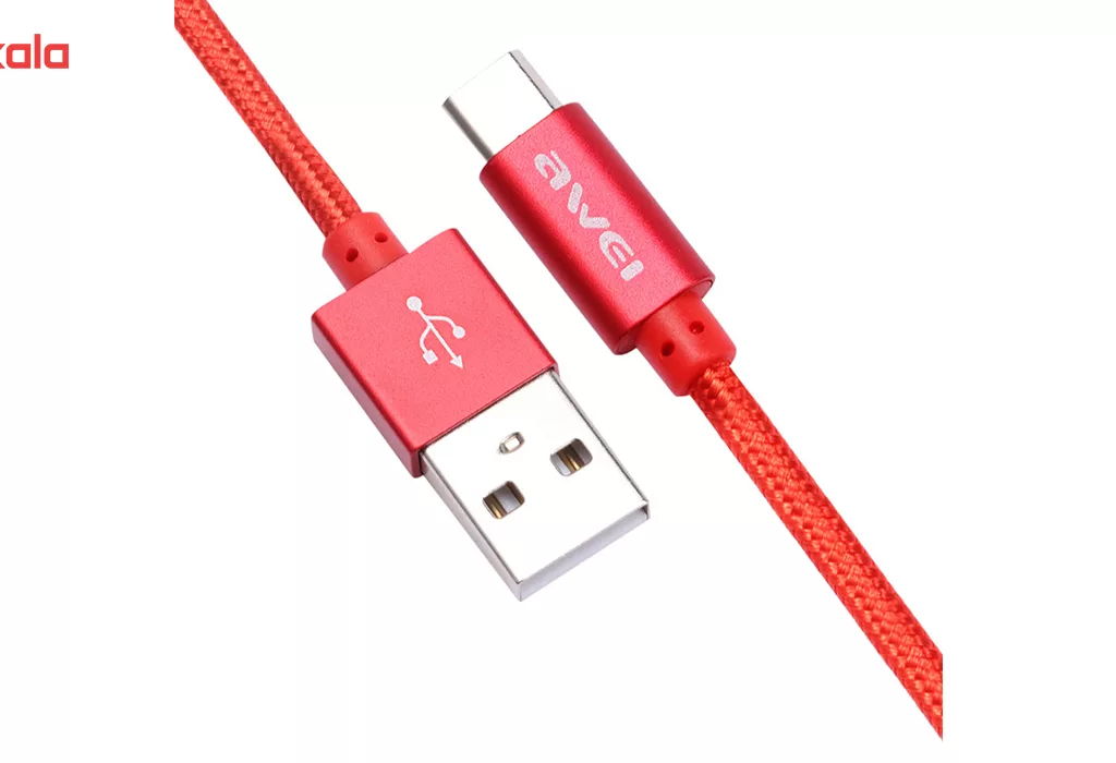کابل تبدیل USB به USB-C اووی مدل CL-85 به طول 30 سانتی متر