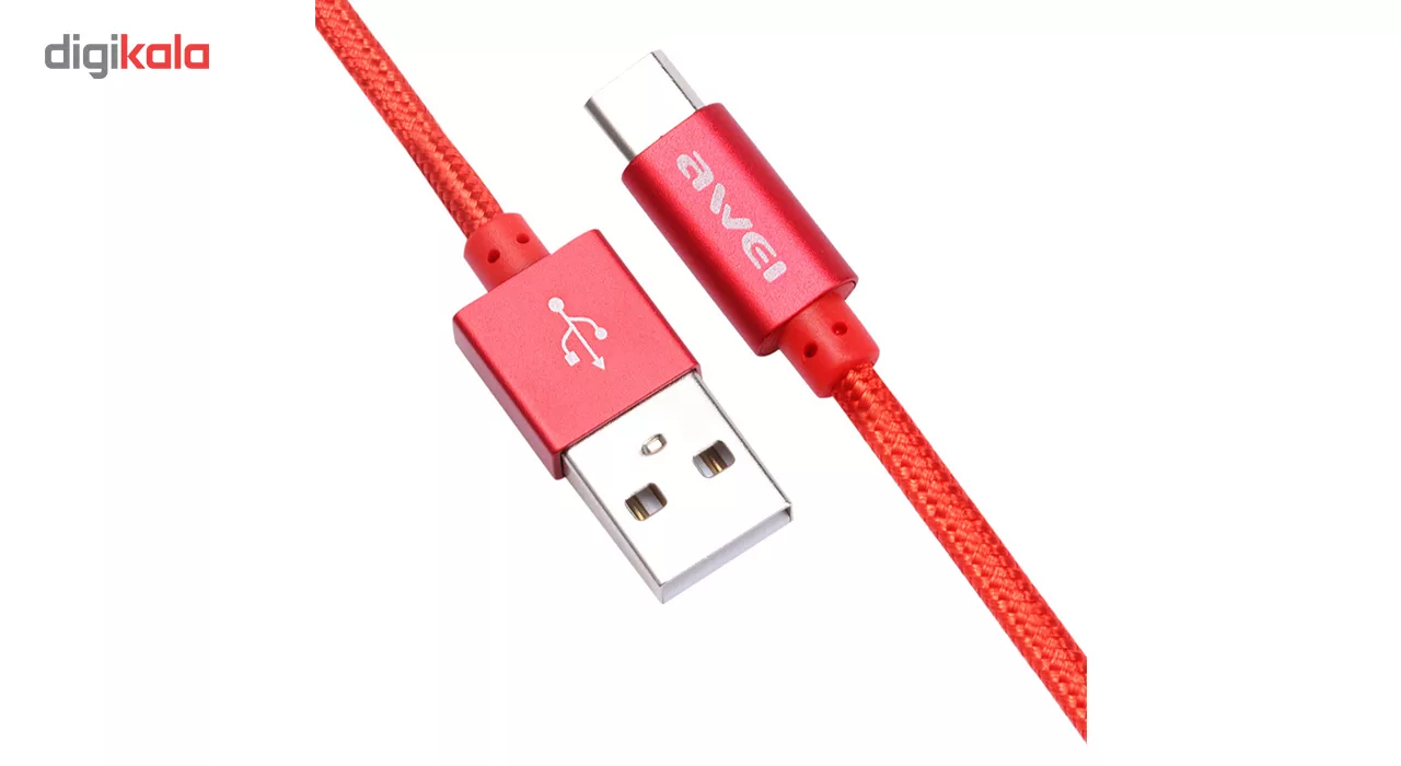 کابل تبدیل USB به USB-C اووی مدل CL-85 به طول 30 سانتی متر