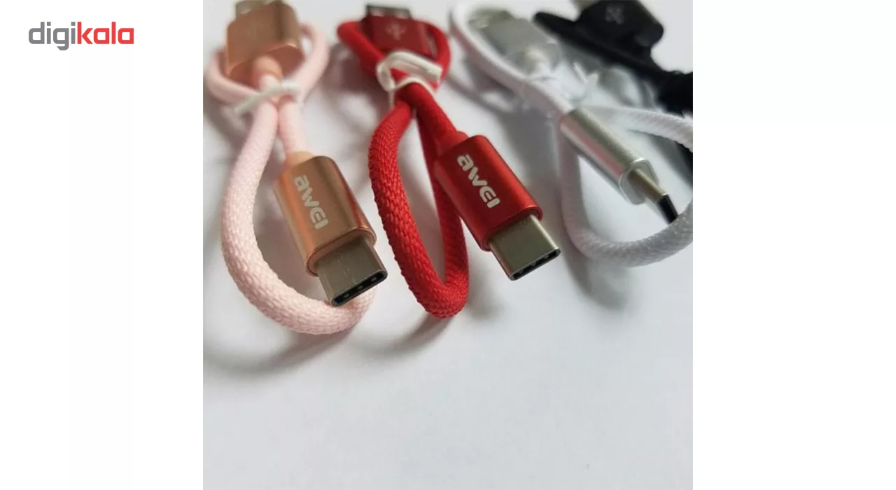 کابل تبدیل USB به USB-C اووی مدل CL-85 به طول 30 سانتی متر