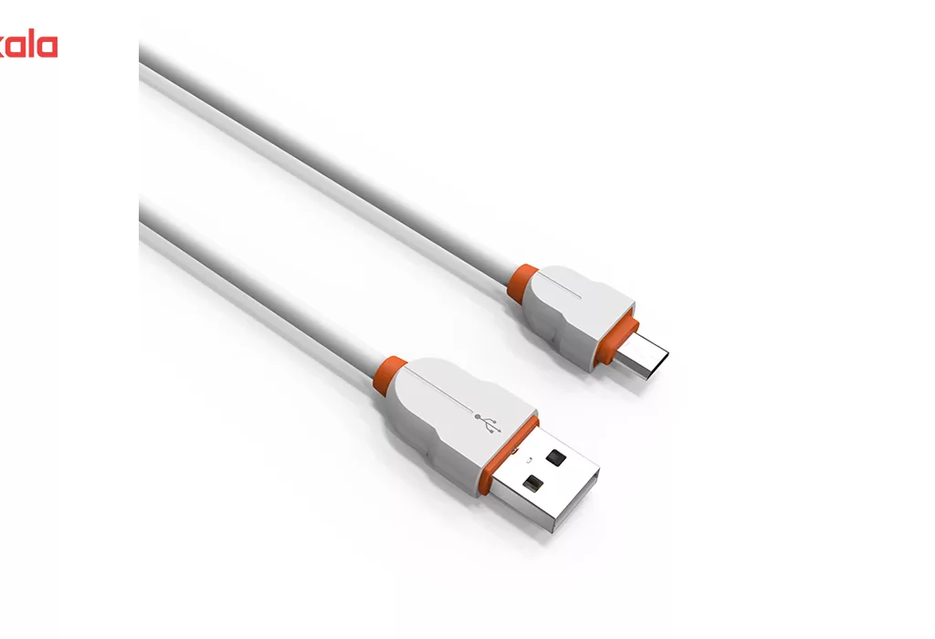 کابل تبدیل USB به microUSB الدینیو مدل LS02 طول 2 متر