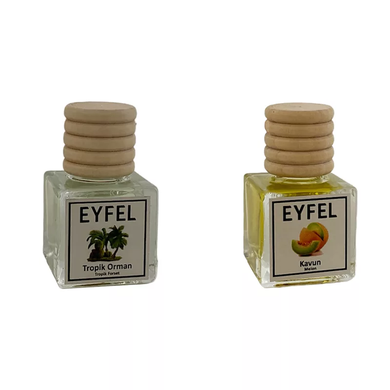 خوشبوکننده خودرو مدل جنگل استوایی و طالبی حجم 10 میلی لیتر مجموعه 2 عددی