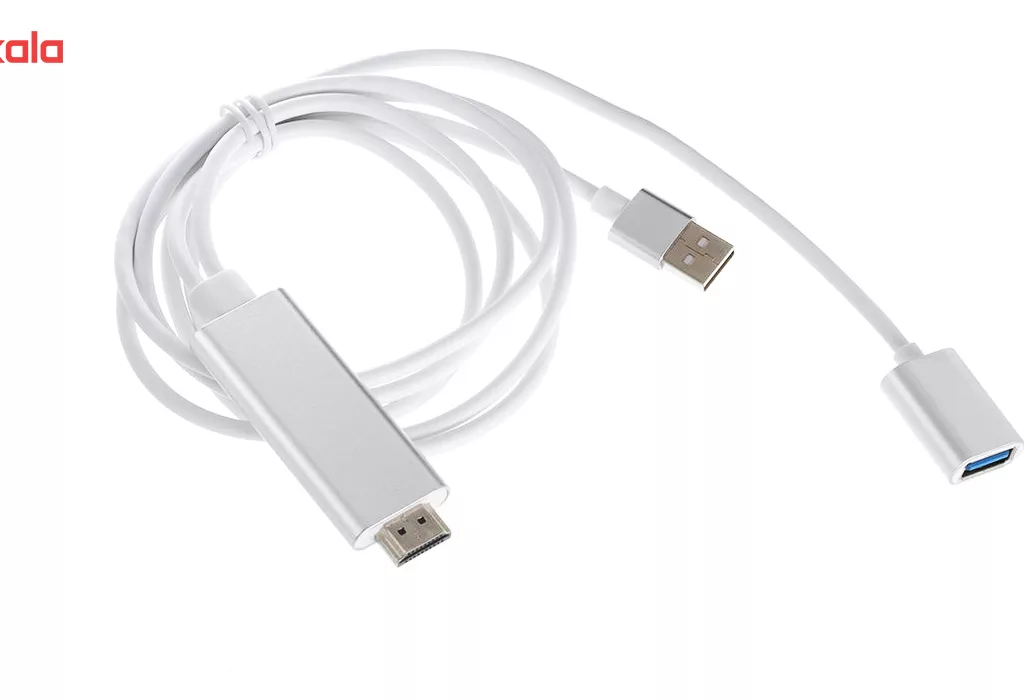 کابل تبدیل USB به HDMI مدل 3in1 HDTV