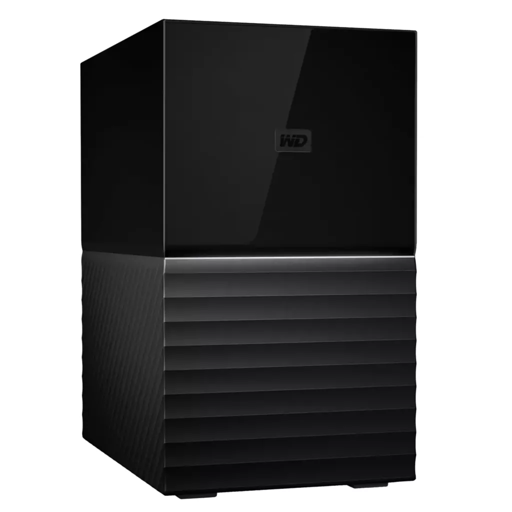 هارد اکسترنال وسترن دیجیتال مدل MY BOOK DUO ظرفیت 28 ترابایت دارای رابط USB Type-C