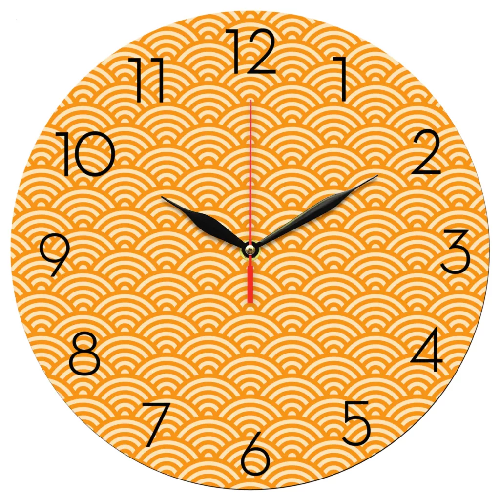 ساعت دیواری مدل 1104 طرح موج