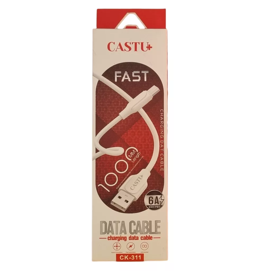 کابل تبدیل USB به MicroUsb کاستو پلاس مدل CK-311 طول 1متر