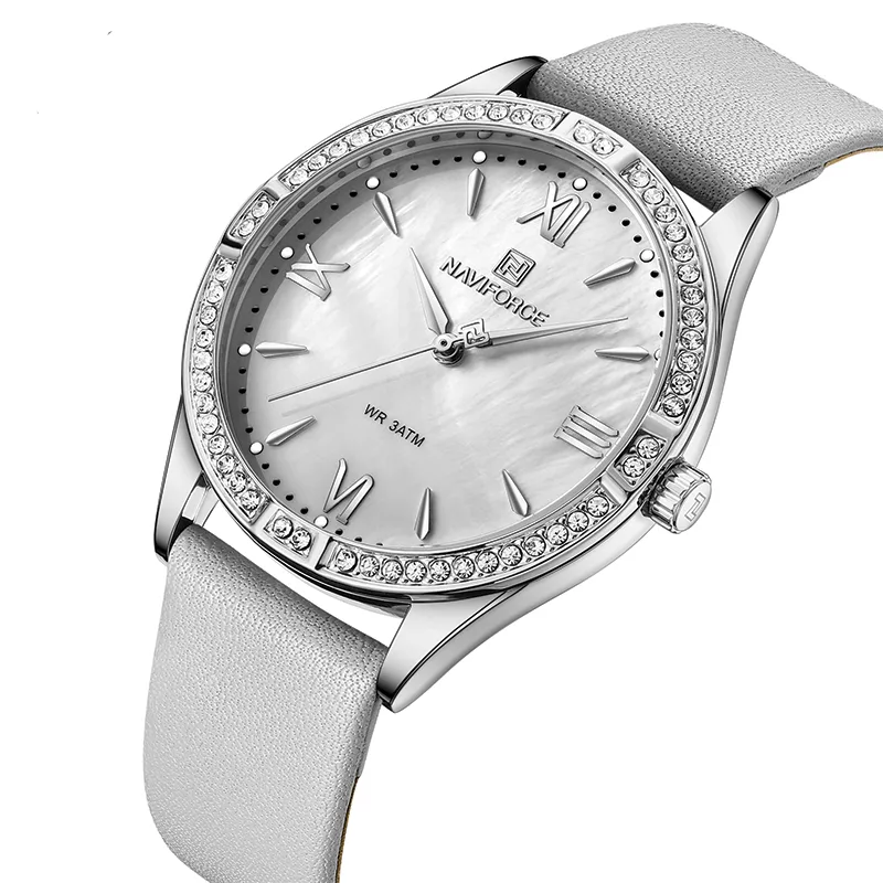 ساعت مچی عقربه‌ای کوارتز زنانه نیوی فورس مدل 5038 SW