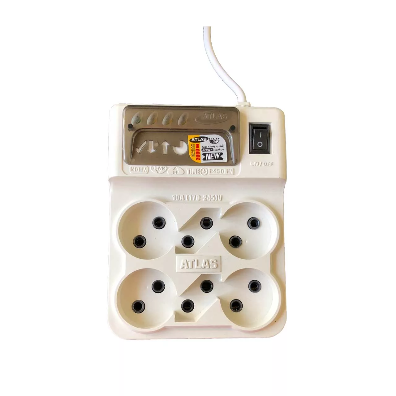 محافظ ولتاژ الکترونیکی اطلس مدل صوتی تصویری