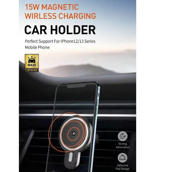 پایه نگهدارنده و شارژر بی سیم گوشی موبایل الدینیو مدل MA20