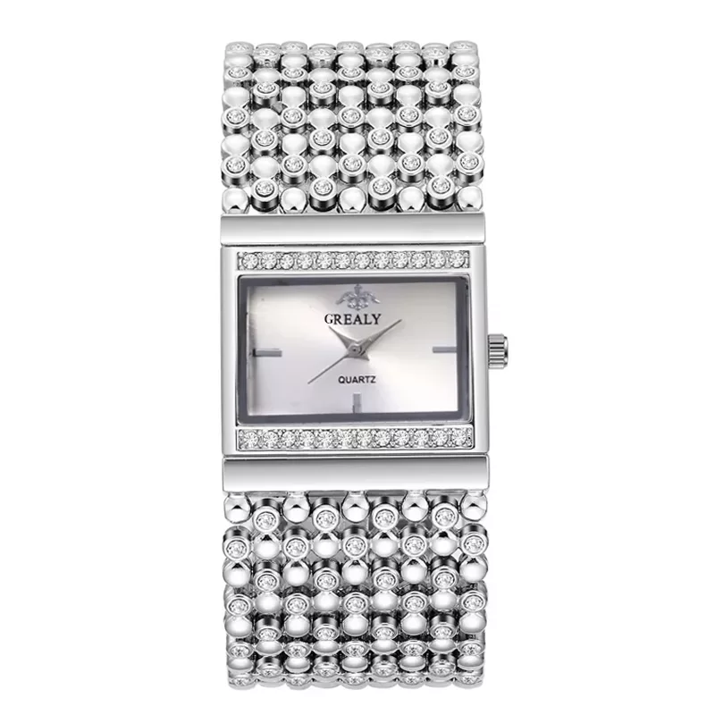 ساعت مچی عقربه ای زنانه مدل کوارتز فوق لوکس کد GN1