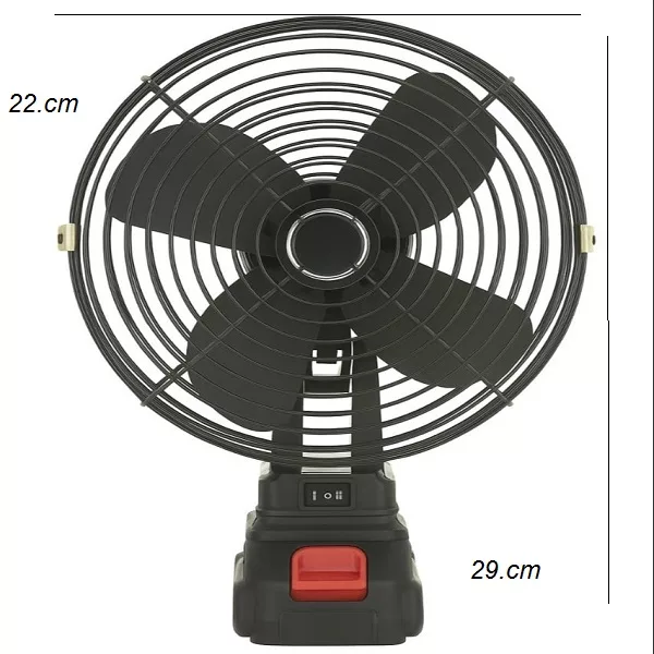 پنکه شارژی رومیزی مدل PRO_2026  ظرفیت 4000 میلی آمپر ساعت