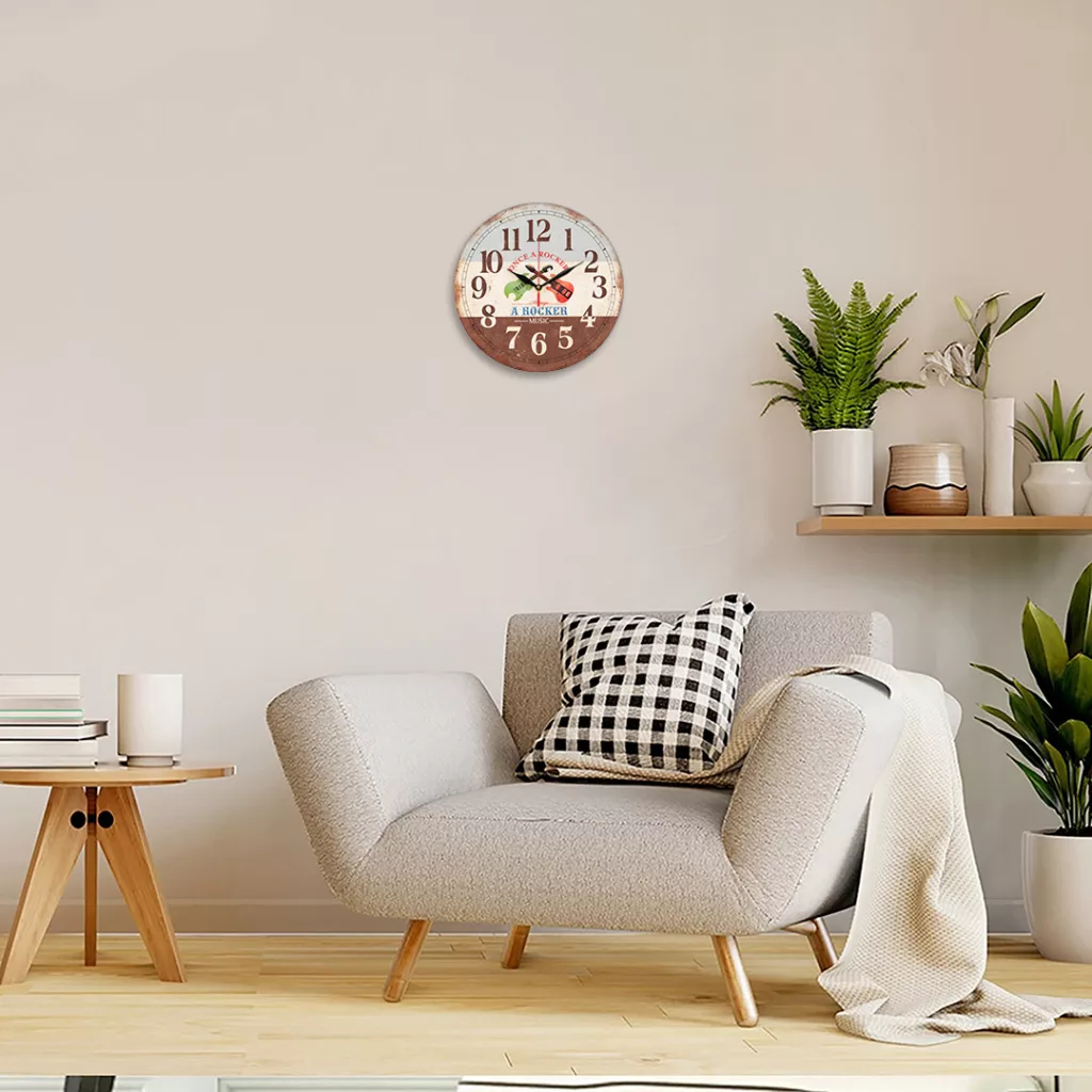 ساعت دیواری طرح گیتار کد 1155