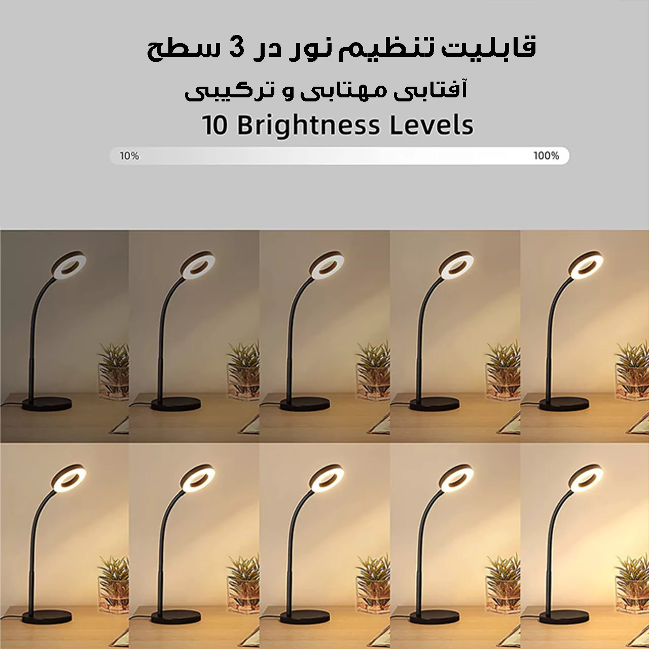 رینگ لایت مدل STND-12CM