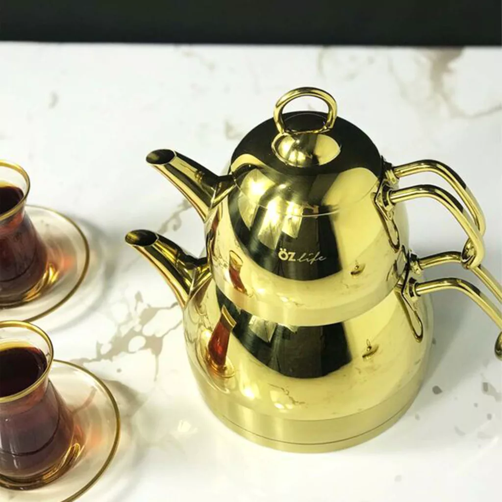 ست کتری و قوری اوزلایف مدل Ela kucuk boy