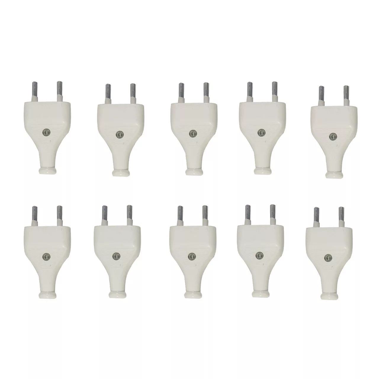 دوشاخه برق الکترو فراز مدل White بسته 10 عددی