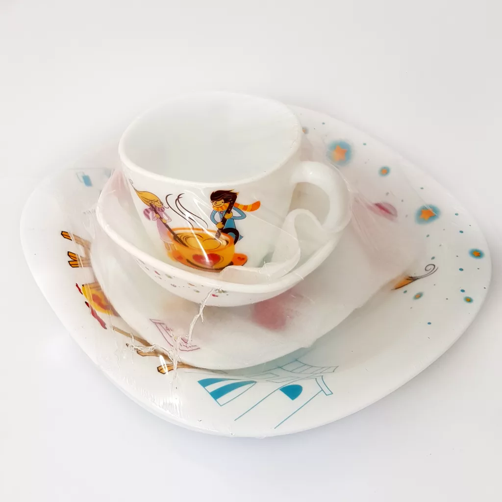 سرویس غذاخوری 5 پارچه پارس اپال مدل کودک