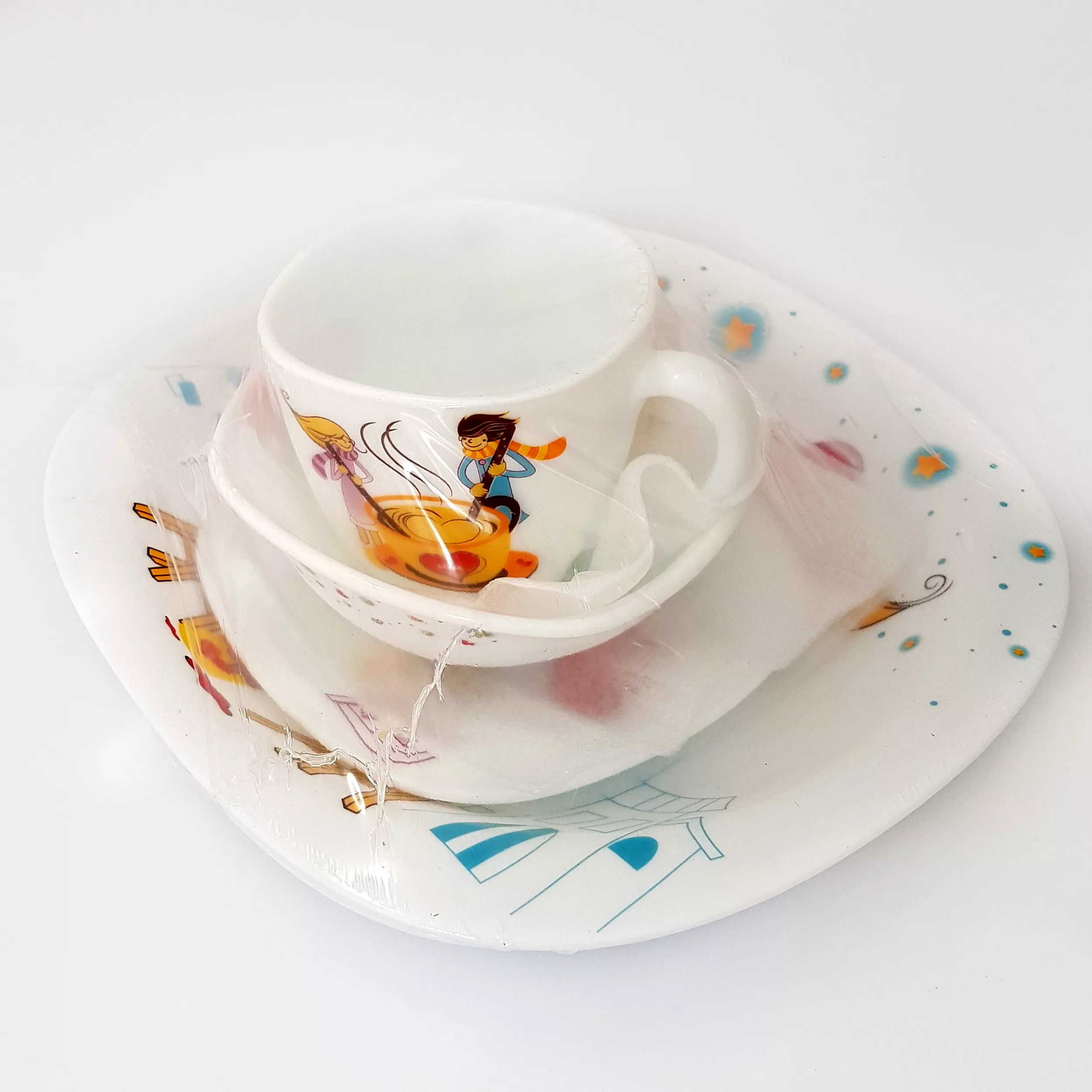 سرویس غذاخوری 5 پارچه پارس اپال مدل کودک