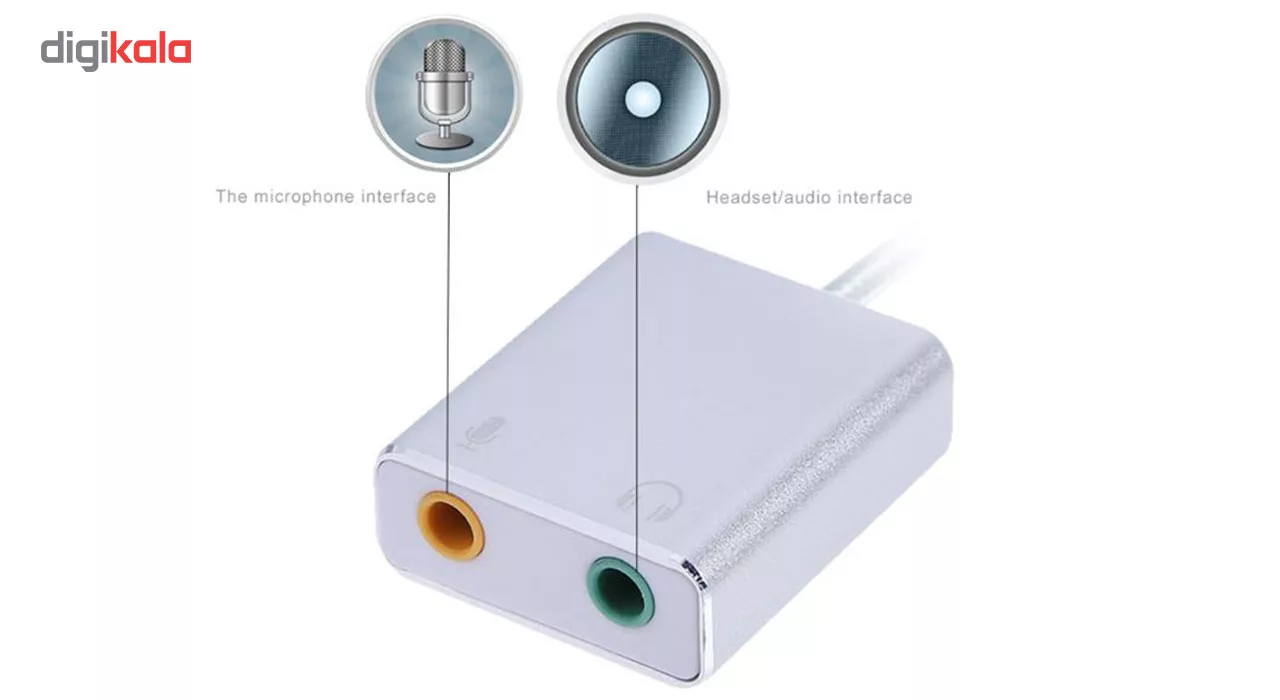 مبدل USB-C به AUX مدل MN