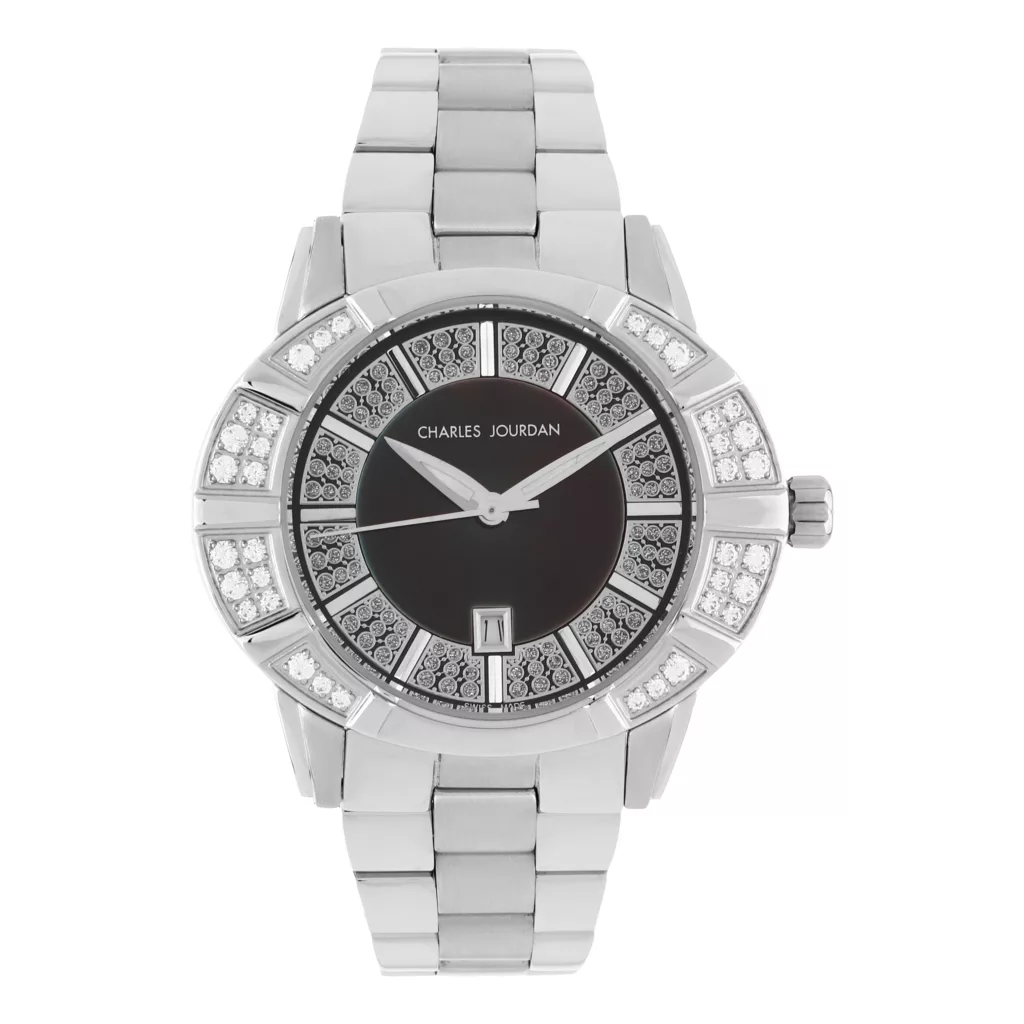 ساعت مچی عقربه‌ای کوارتز زنانه چارلز جردن مدل MOON 185.22