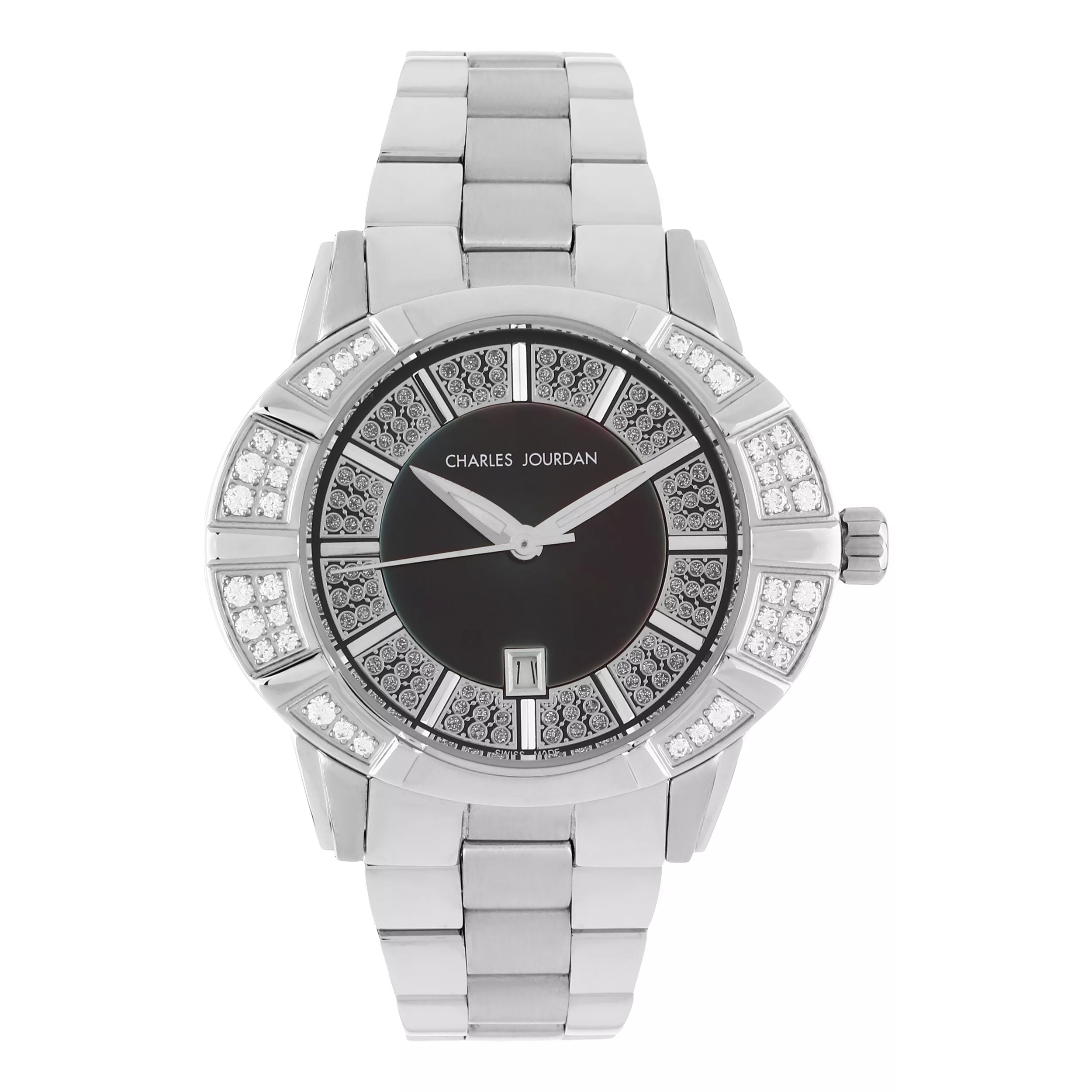 ساعت مچی عقربه‌ای کوارتز زنانه چارلز جردن مدل MOON 185.22