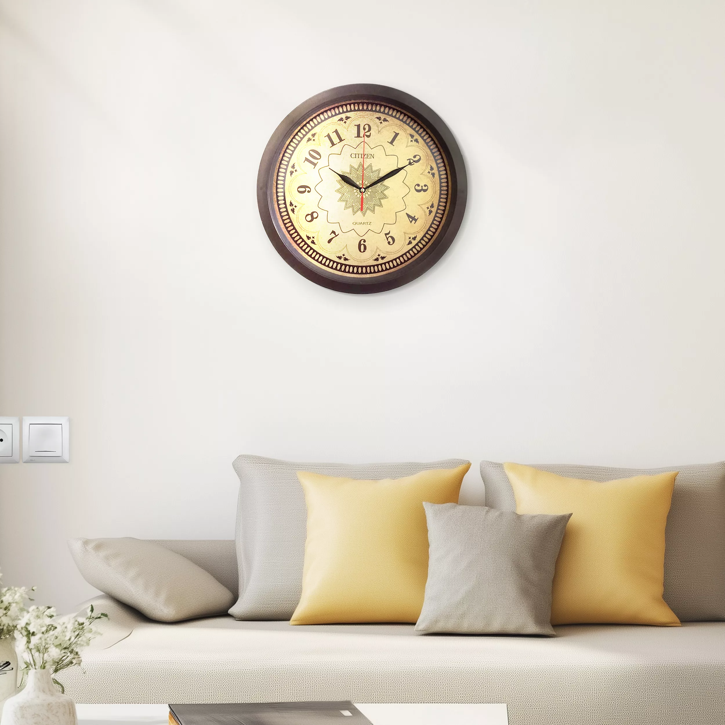 ساعت دیواری مدل پاییز کد 107111152