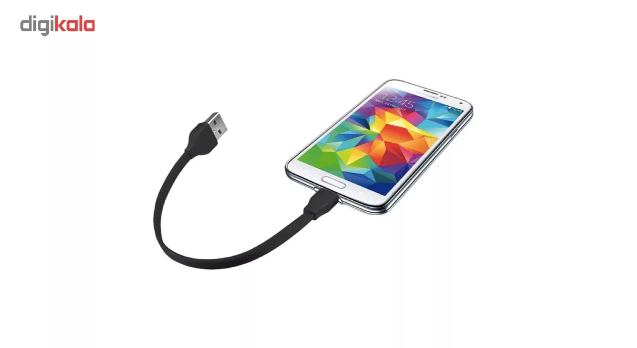 کابل تبدل USB به microUSB مدل PowerBank Cable طول 0.2 متر