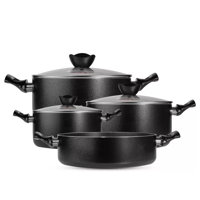 سرویس پخت و پز 7 پارچه نالینو گرانیتی مدل Nasr