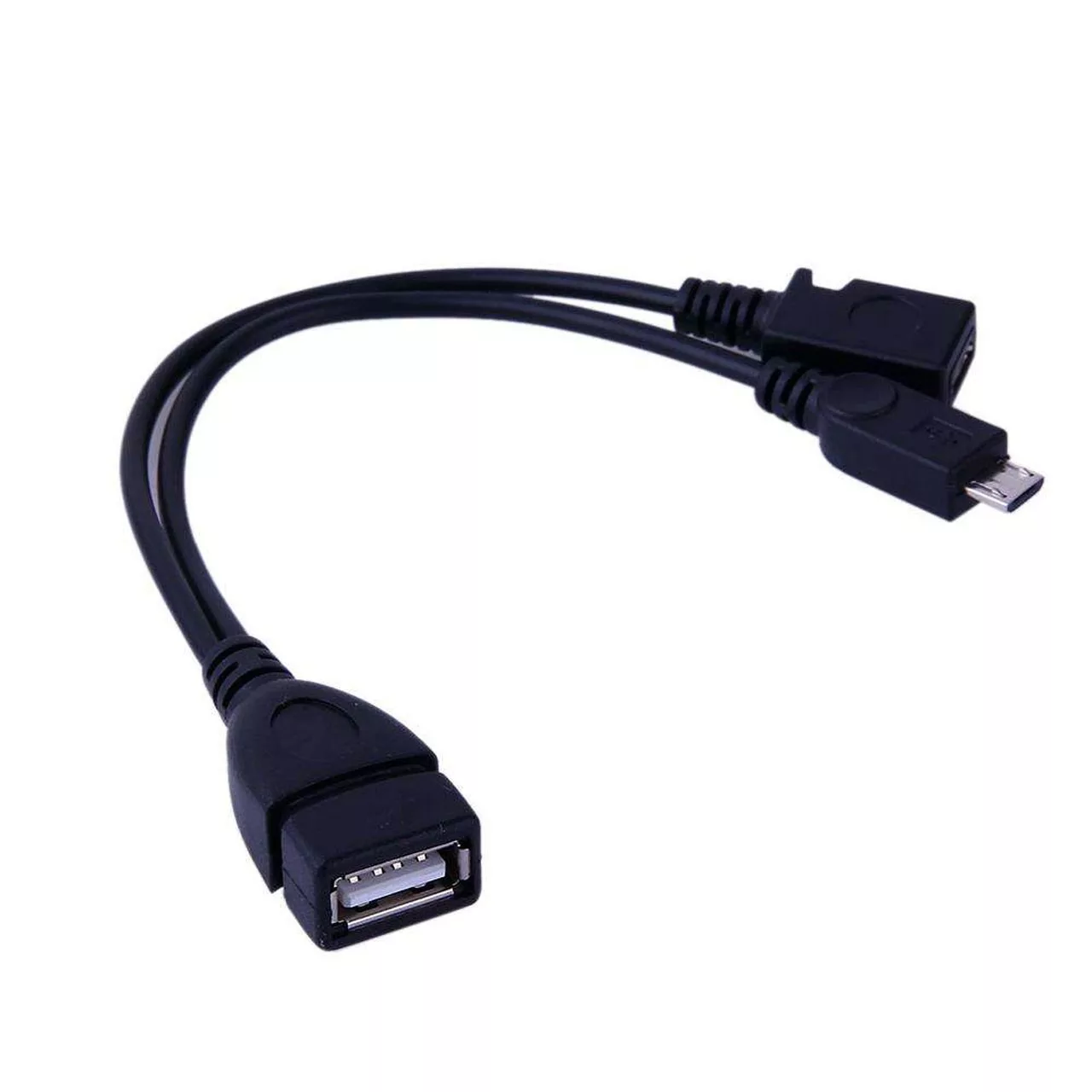 کابل OTG microUSB مدل HDD554 طول 0.15 متر