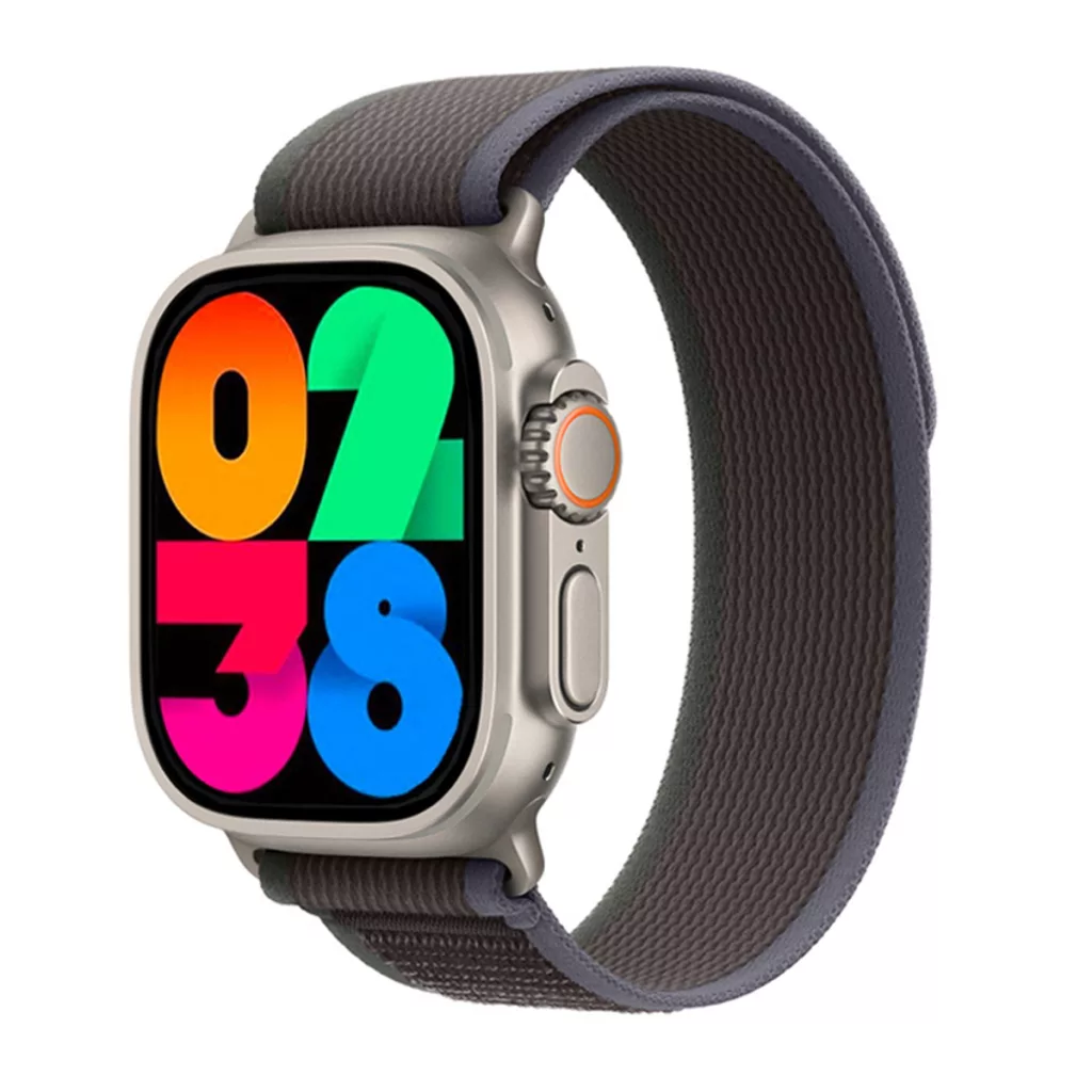 ساعت هوشمند ونتوس مدل HG9 ULTRA 2 دارای قابلیت های صفحه نمایش رنگی، صفحه نمایش لمسی، کنترل موسیقی (Music Player) بند پارچه ای