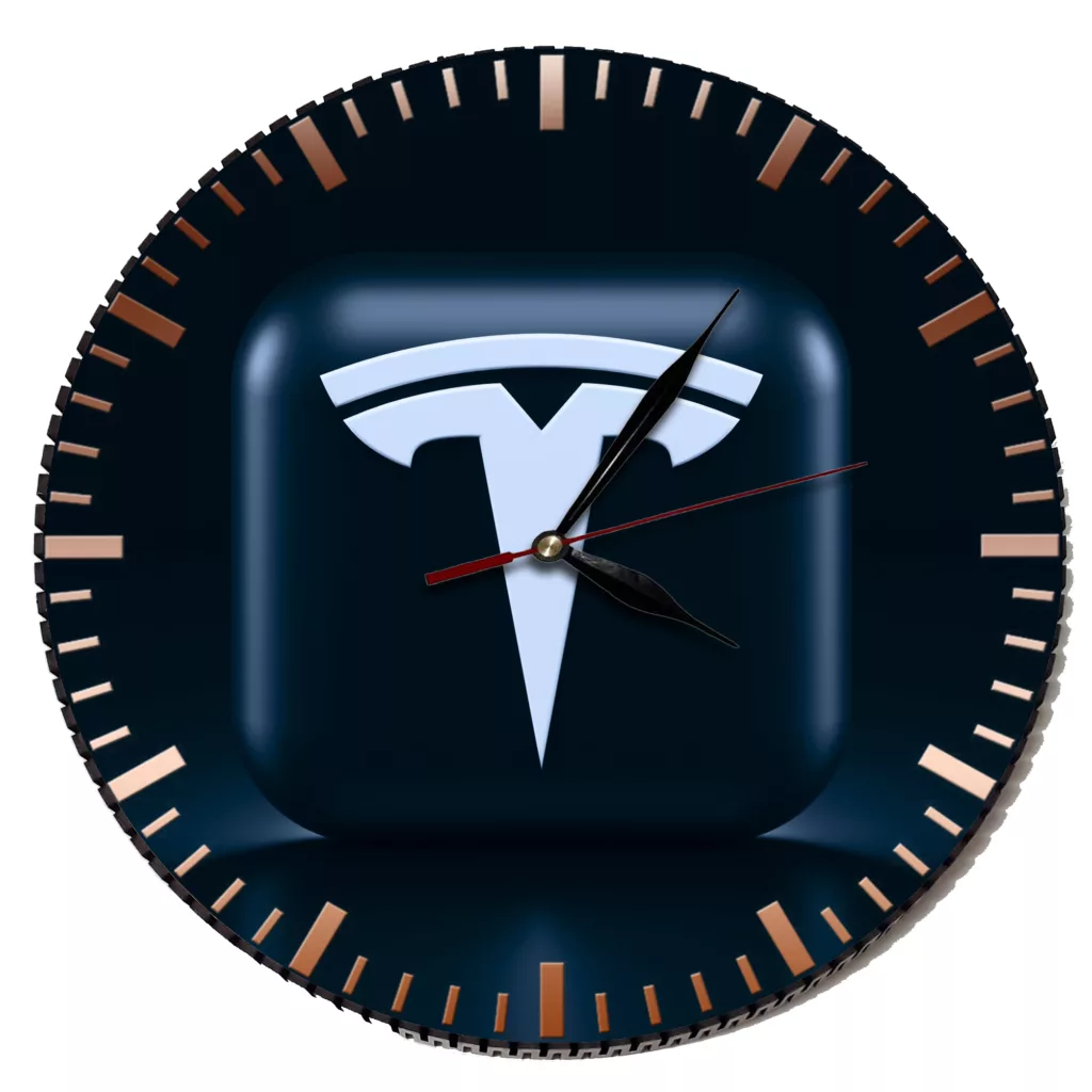 ساعت دیواری مدل تسلا