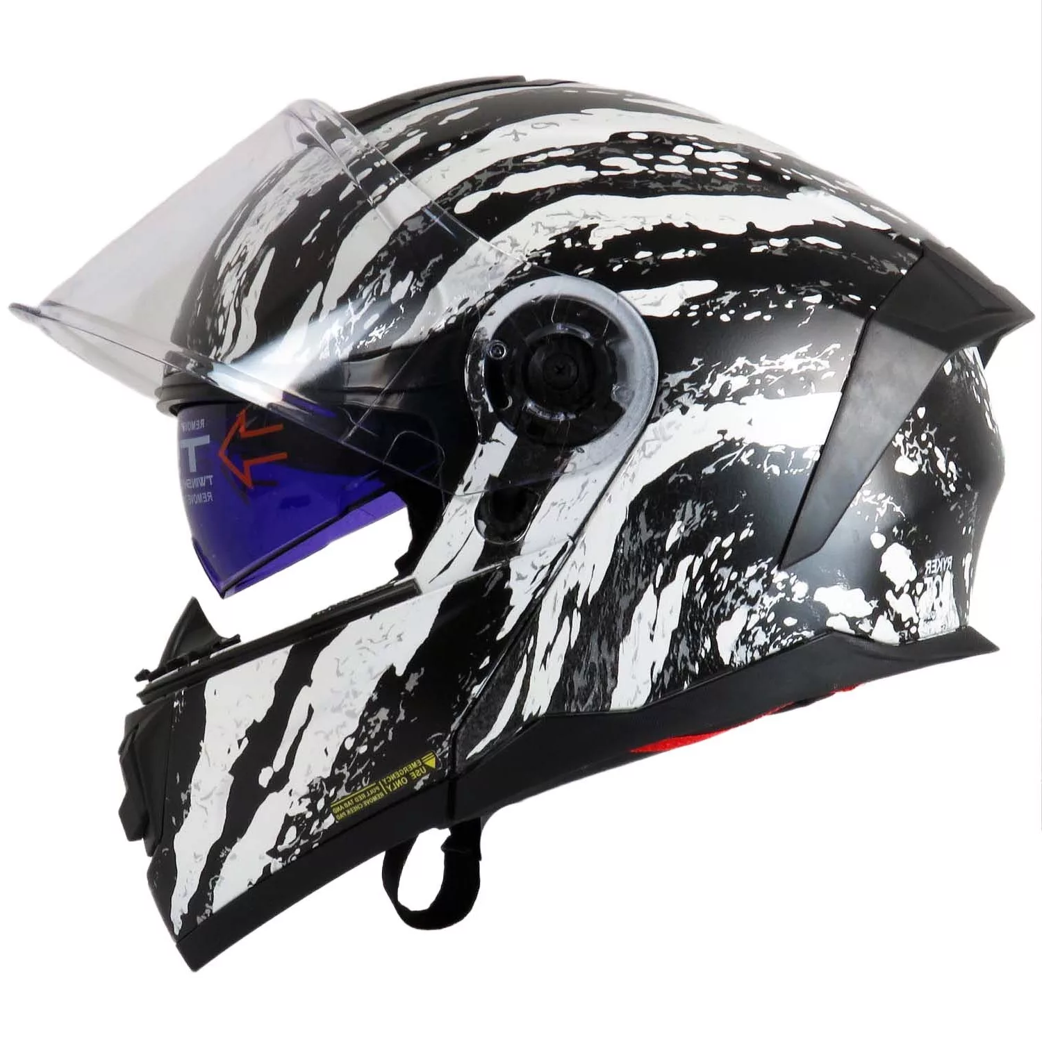 کلاه کاسکت فک متحرک رادین مدل IceFang کد 1946 کلاه کاسکت فک متحرک رادین مدل IceFang کد 1946