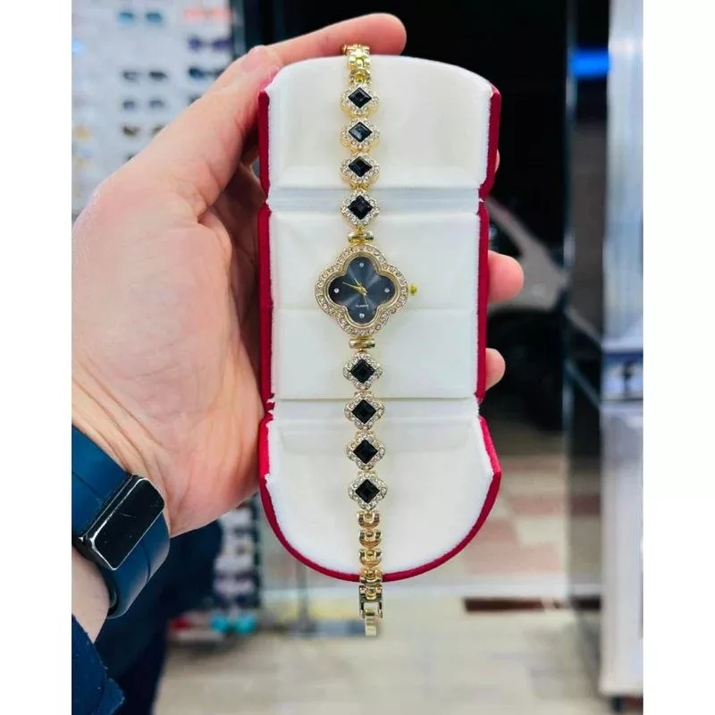 ساعت مچی عقربه ای زنانه مدل شبدر ۰۴