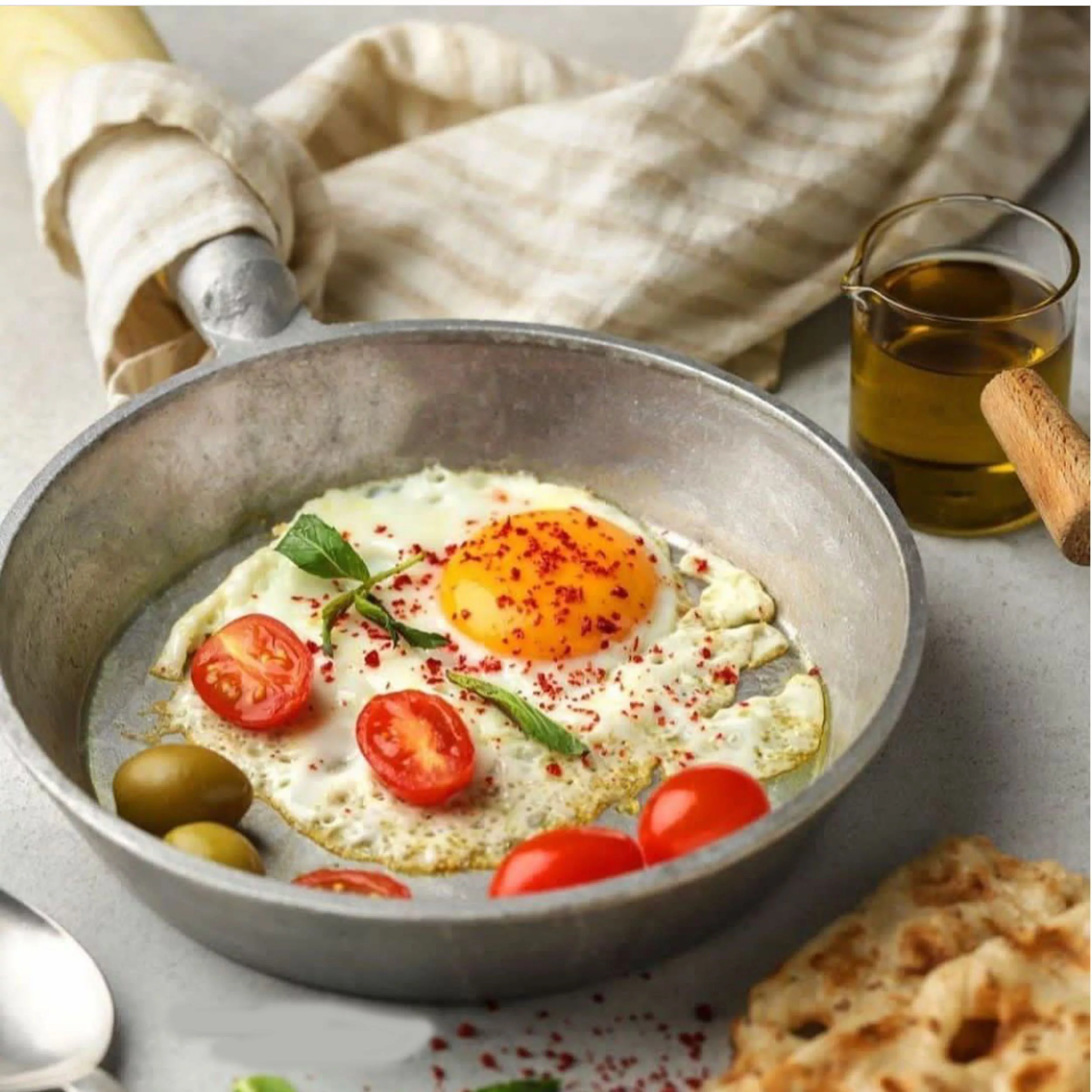 تابه سفری مدل روسی طرح دسته چوبی کمپر