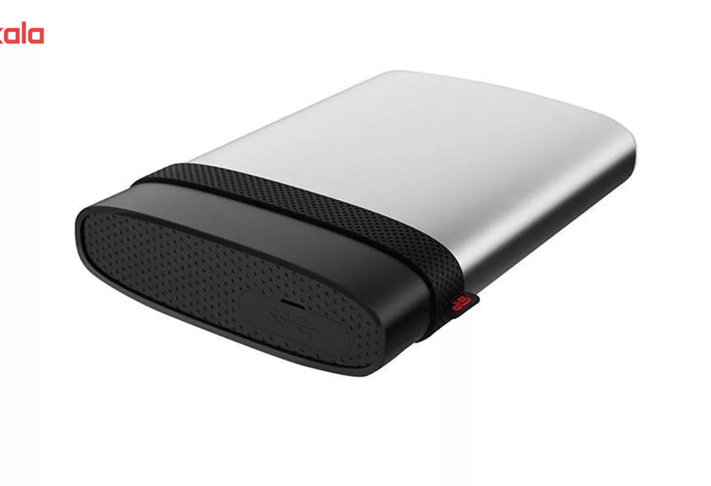 هارد اکسترنال سیلیکون پاور مدل Armor A85 ظرفیت دو ترابایت دارای رابط USB Type-A 3.2