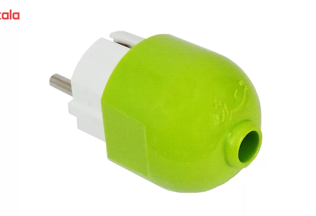 دوشاخه برق تیراژه مدل ارت دار کد S41 بسته دو عددی