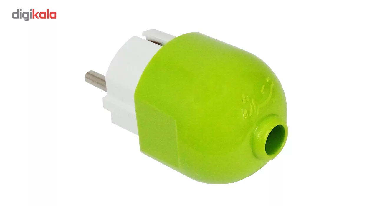 دوشاخه برق تیراژه مدل ارت دار کد S41 بسته دو عددی