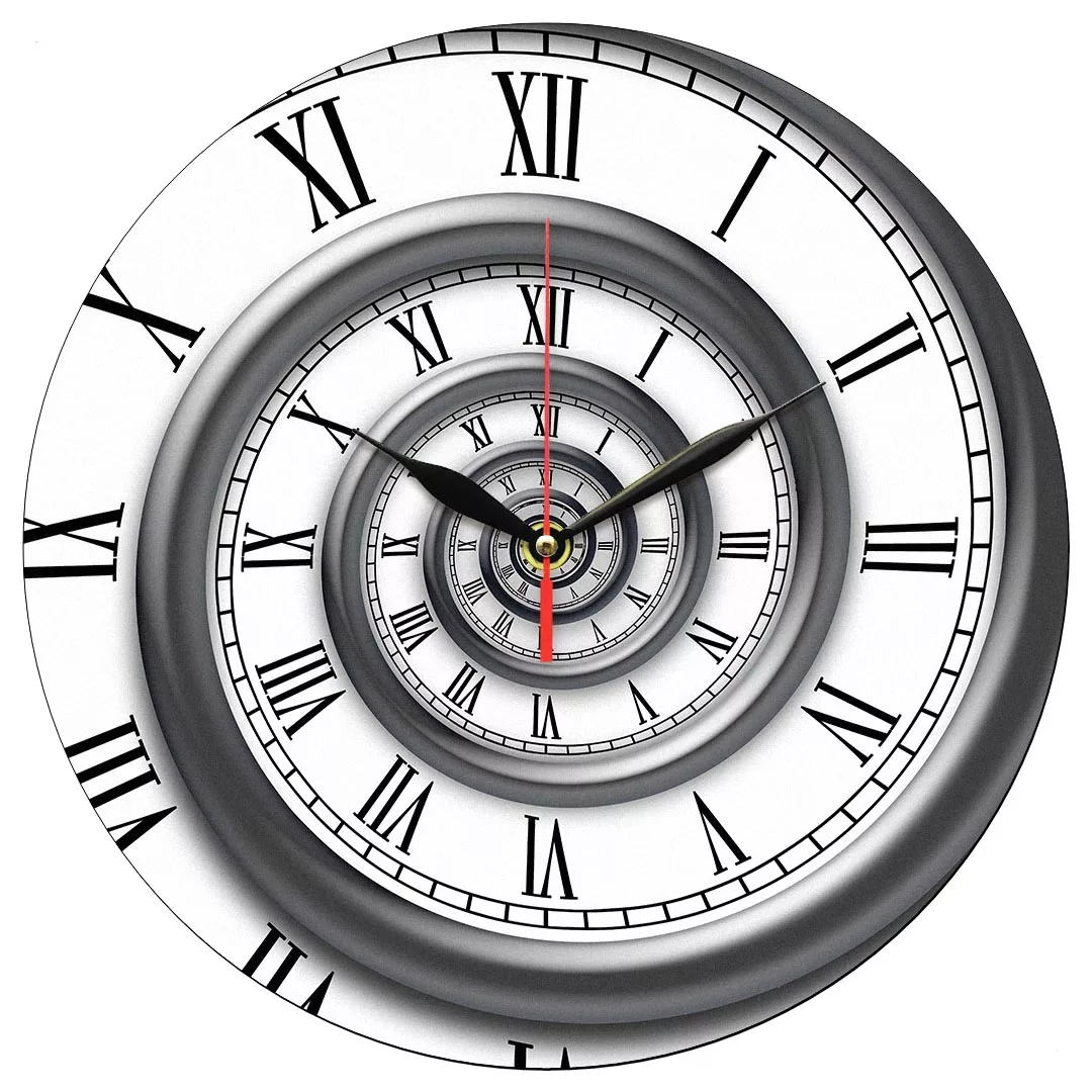 ساعت دیواری طرح مارپیچ بی نهایت کد 1239 ساعت دیواری طرح مارپیچ بی نهایت کد 1239