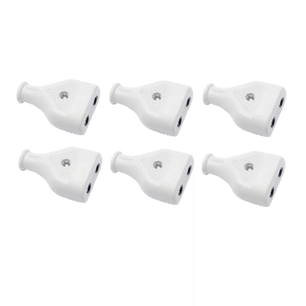 مادگی دو شاخه برق تهران مدل 2023 بسته 6 عددی