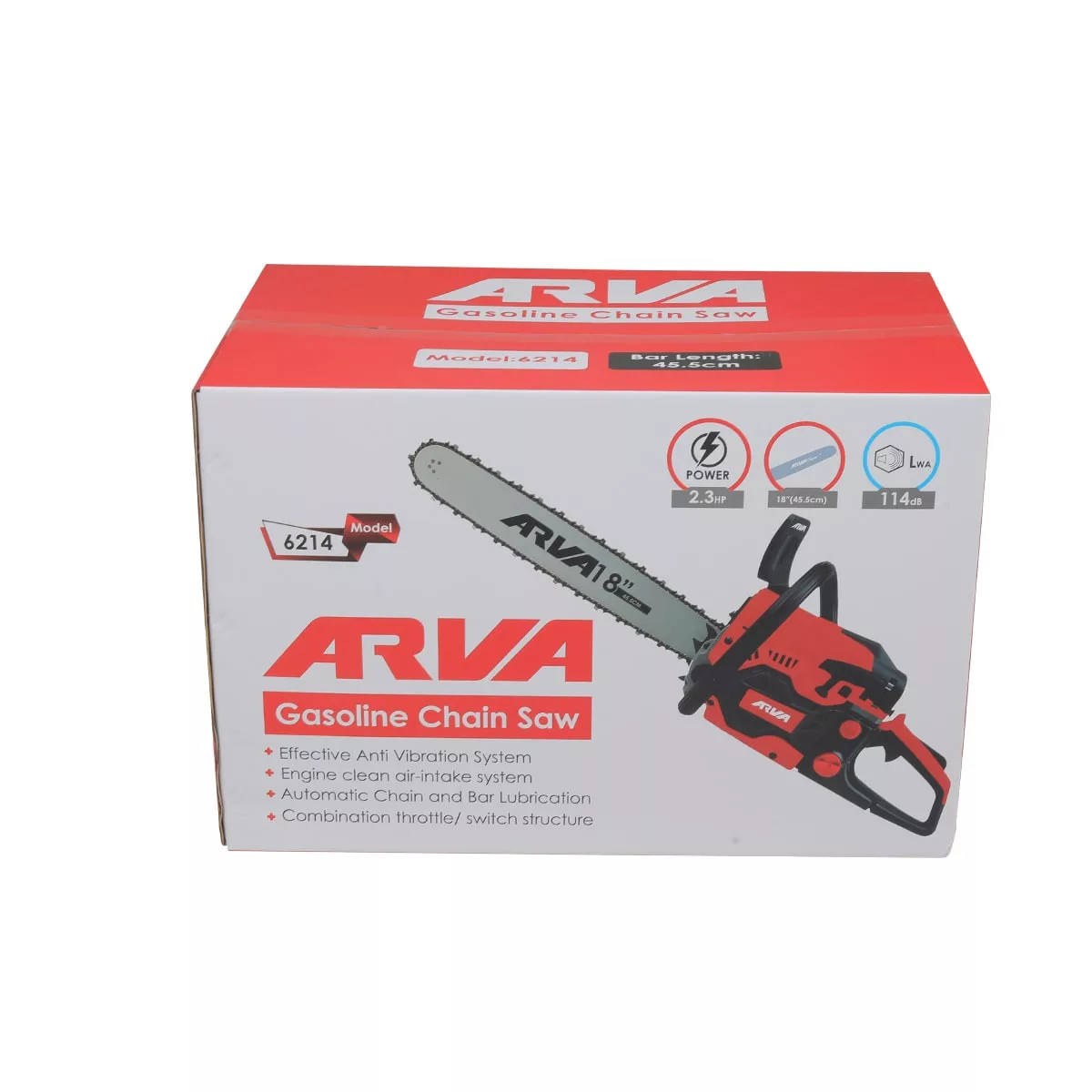 اره زنجیری بنزینی آروا مدل 6214