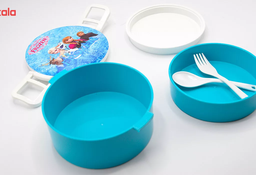 ظرف غذای لانچ باکس کارا مدل دو طبقه 1.4 لیتری