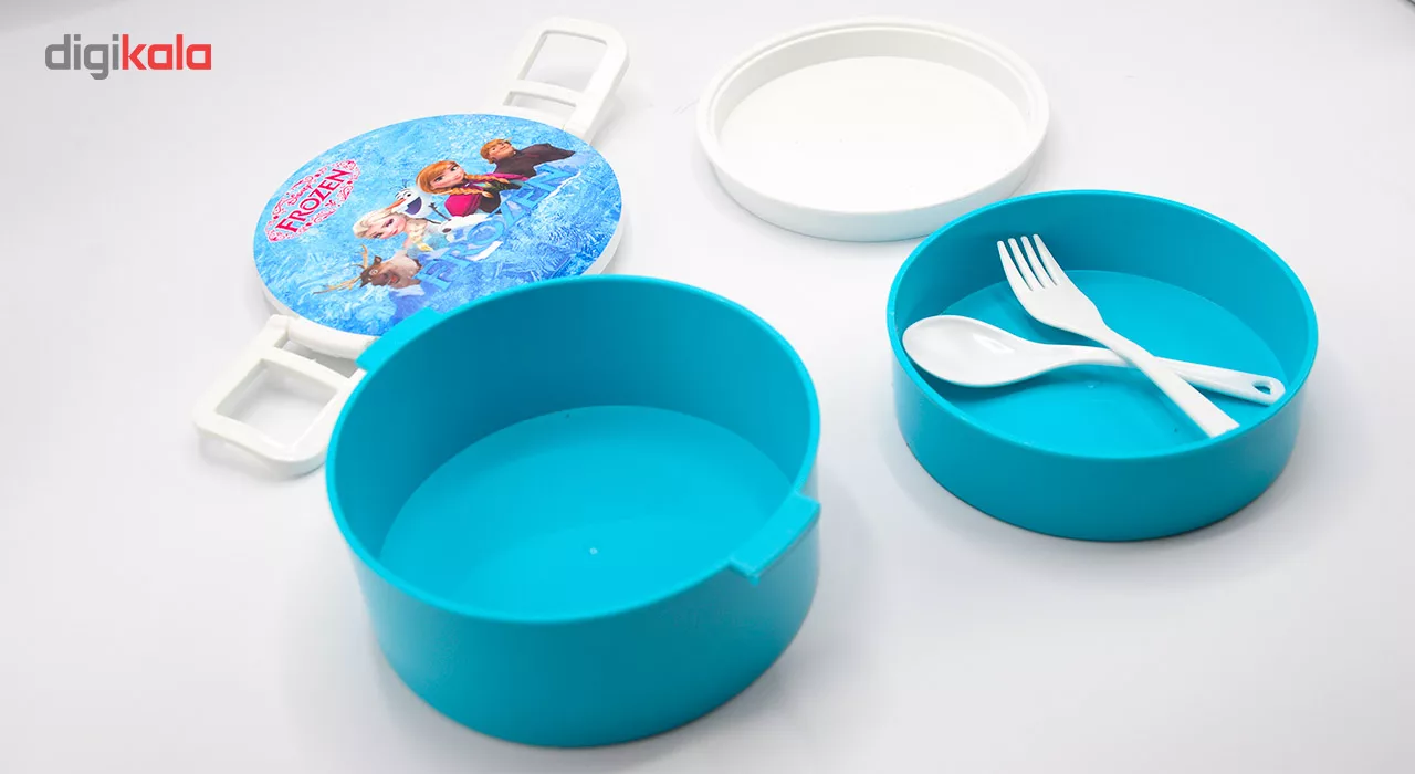 ظرف غذای لانچ باکس کارا مدل دو طبقه 1.4 لیتری