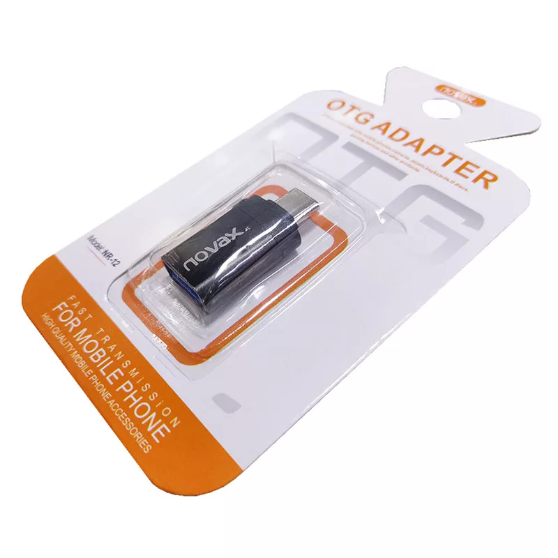 مبدل USB-C به USB OTG نواکس کد nr-12  بسته 2 عددی