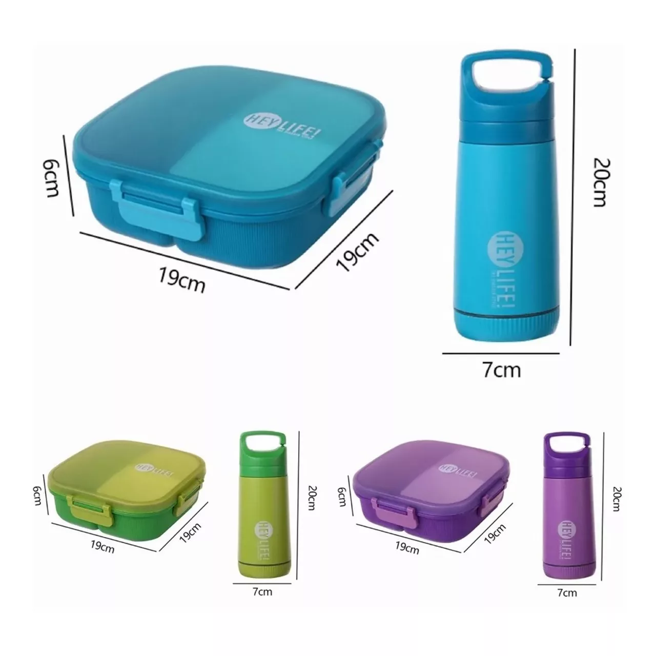 ظرف سفری مدل Viassin کد 2354 به همراه قمقمه