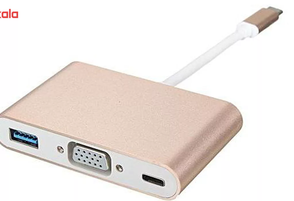 مبدل USB-C به USB-C/VGAUSB 3.0 مدل ACTIVE